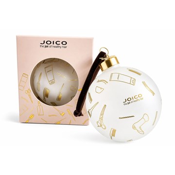 Joico Christmas Tree Bauble - White & Gold