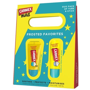 Carmex Vanilla Frosting & Cupcake Lip Balm Duo Gift Set - 2 Piece
