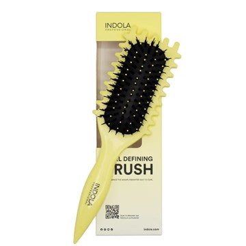 Indola Curl Defining Hair Styling Brush - Yellow