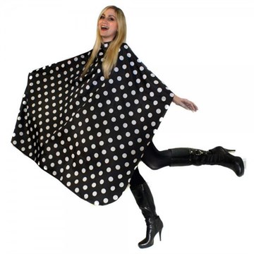 Hair Tools Polka Dot Gown with Poppers