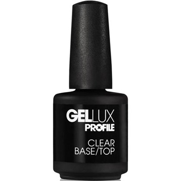 Salon System Gellux Gel Nail Polish Clear Base & Topcoat - 15ml