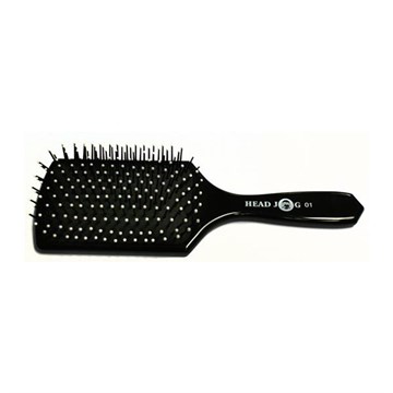 Head Jog 01 Paddle Hair Brush - Black