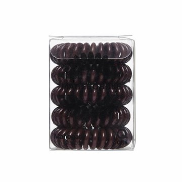 Quif magi:bobble Hair Ties 5 Pack - Mahogany