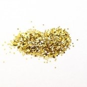 Perfect Sense Nail Art Glitter Shapes 040 Hex - Gold Hologram