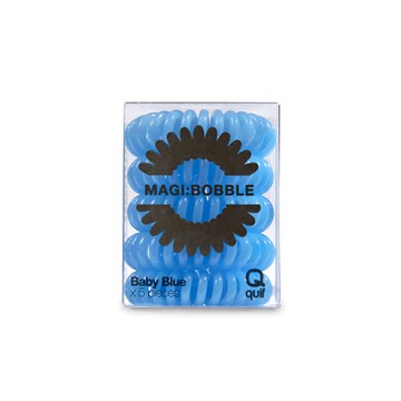Quif magi:bobble Hair Ties 5 Pack - Baby Blue
