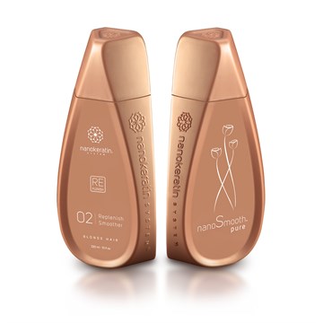 Nanokeratin System Replenish Smoother Blonde Hair - 320ml