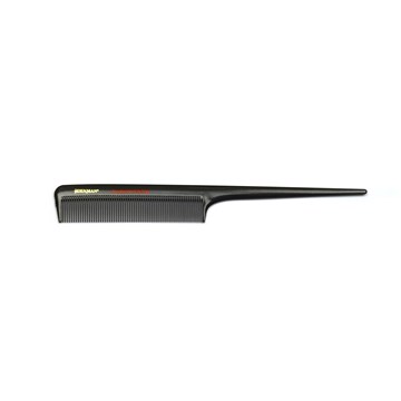 Denman Precision Carbon Tail Comb Black