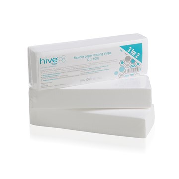 Hive 3 for 2 Flexible Paper Waxing Strips 