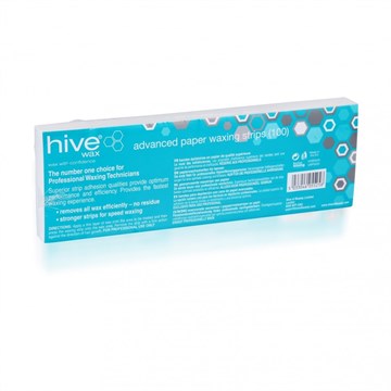 Hive Advanced Paper Body Waxing Strips - 100 Pack
