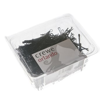 Crewe Orlando 2 Inch Wavy Hair Grips Black x 500