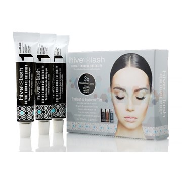 Hive Eyelash & Eyebrow Tint Triple Pack - Black