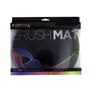 Prisma Textured Brush Cleaning Mat - Black