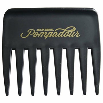 Denman Jack Dean Pompadour Comb 8 Teeth - Clear