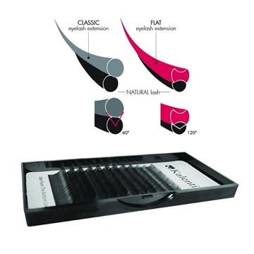 Kalentin C Curl Flat Mixed Length - 0.15mm