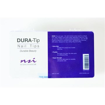 NSI Dura Tip 300ct Natural with File Sample Files