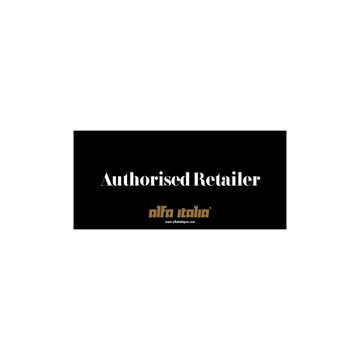 Alfa Italia Authorised Retailer Window Sticker