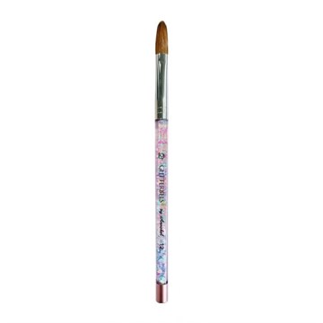 Glitterbels Pinched Pastel Glitter Acrylic Brush Size 12