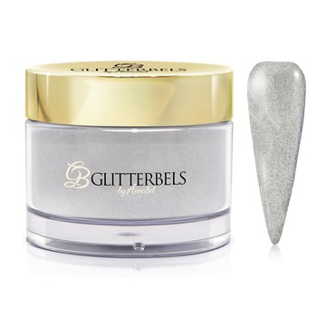 Glitterbels Acrylic Coloured Powder - Liquid Silver 28g