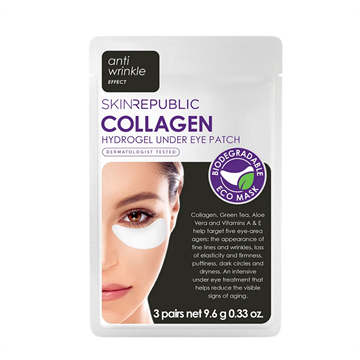 Skin Republic Collagen Hydrogel Eye Masks - 3 Pairs