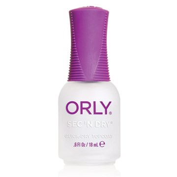 Orly Sec'N'Dry Nail Lacquer Quick-Dry Top Coat - 18ml