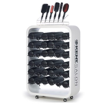 Kent Salon Large Stand Holds 38 Brushes – Custom Point of Sale Retail Disp