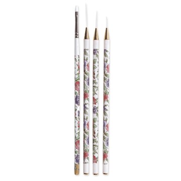 Cuccio Nail Art Brushes - 4 Pack
