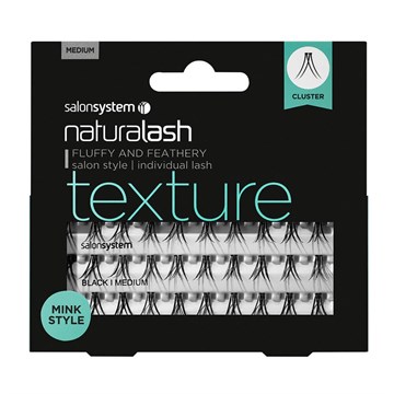 Salon System Naturash Individual Mink Style Medium Lashes 