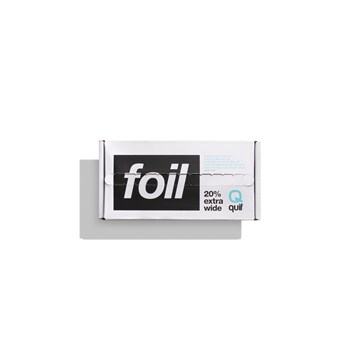 Quif Extra Wide Silver Foil Roll - 120mm x 100m