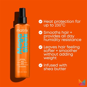 Matrix Total Results Mega Sleek Iron Smoother Leave-in Spray - 250ml