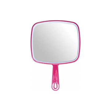 DMI Hand Held Lollipop Mirror - Fuchsia