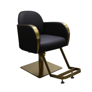 Scorpion Mora Salon Styling Chair - Black & Gold