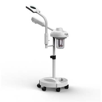 Skinmate 2 in 1 Professional Facial Steamer and Magnify Lamp - White