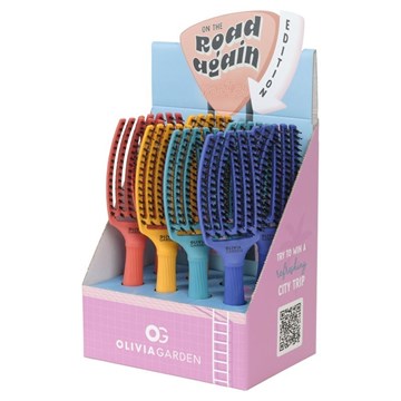 Olivia Garden Fingerbrush On The Road Again 8 pc Display