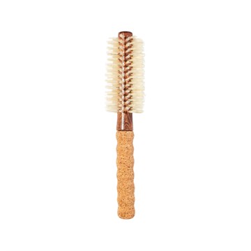 amika cork handle boar & nylon brsitle hair brush