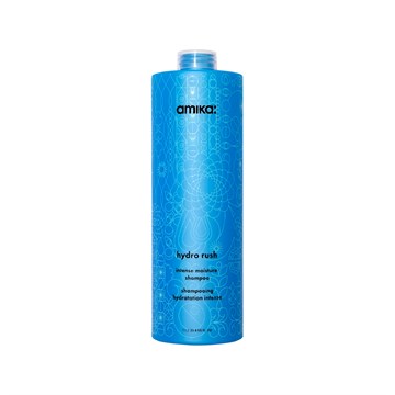 amika hydro rush intense moisture shampoo - 1L