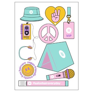 SHED July/August 2024 Festival Window Cling