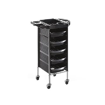 Scorpion Alby Hair & Beauty Salon Trolley - Black