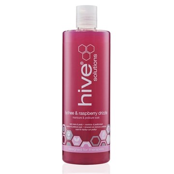 Hive Lychee & Raspberry Drizzle Mani/Pedi Non Foaming Soak 400ml