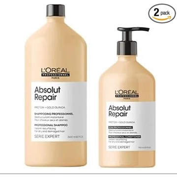 L'Oreal Serie Expert Absolut Repair Shampoo Conditioner Backwash Duo