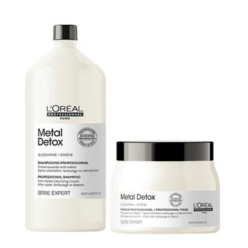 L'Oreal Serie Expert Metal Detox Shampoo Mask Backwash Duo