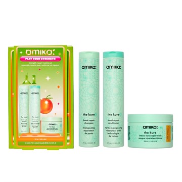 amika play your strength strength repair routine set