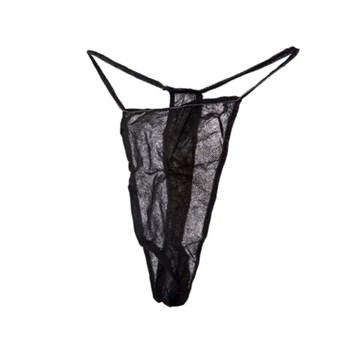 Beauty Essentials Disposable G String Black 50 pack