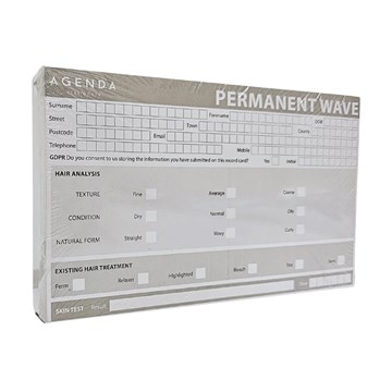 Agenda Record Cards Perming