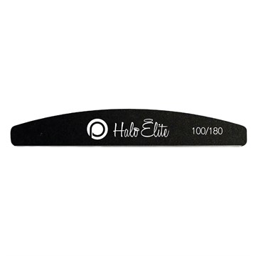Halo Elite Half Moon Black Foam Files 100/180 - 5 Pack