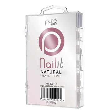 Pure Nails Natural Tips Mixed 100's