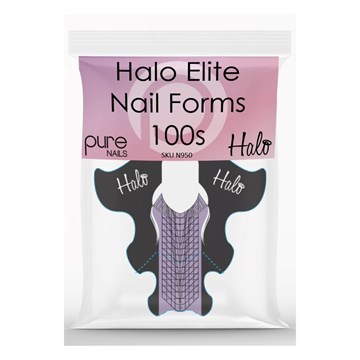 Halo Elite Nail Forms - 100 Pack
