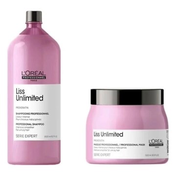 L'Oreal Serie Expert Liss Shampoo Mask Backwash Duo
