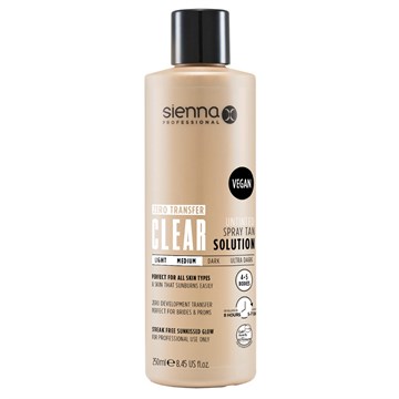 Sienna X Clear Spray Tan Solution 250ml