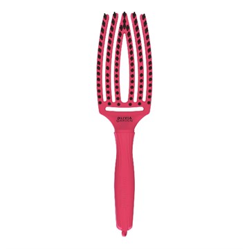 Olivia Garden Fingerbrush Combo Medium Hot Pink