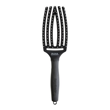 Olivia Garden Fingerbrush Combo Black Medium